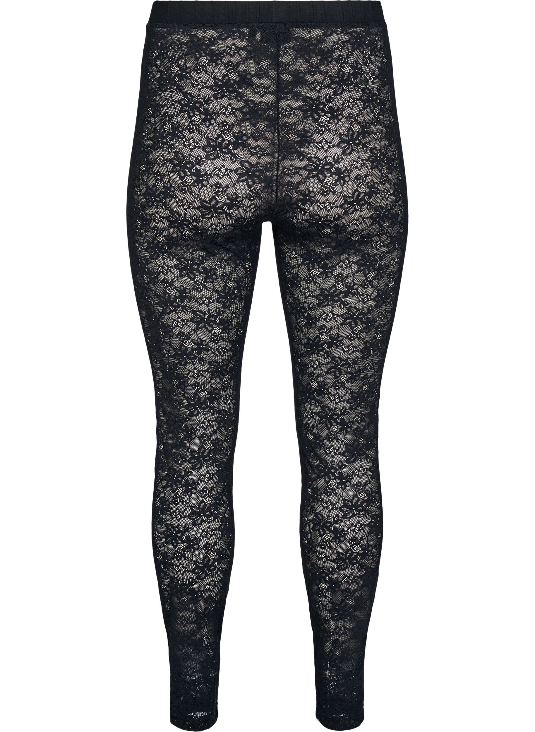 Zizzi Blondeleggings, Svart, Packshot image number 1