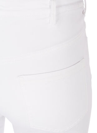 Super slim Amy jeans med høyt liv, White, Packshot image number 3