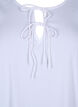 Tunika i viskose med bindebånd, Bright White, Packshot image number 2
