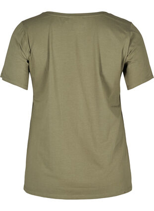 Basis t-skjorte, Deep Lichen Green, Packshot image number 1