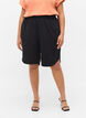Løs bermudashorts med smock, Black, Model image number 1