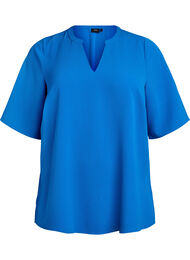 Kortermet bluse med V-hals, Daphne 