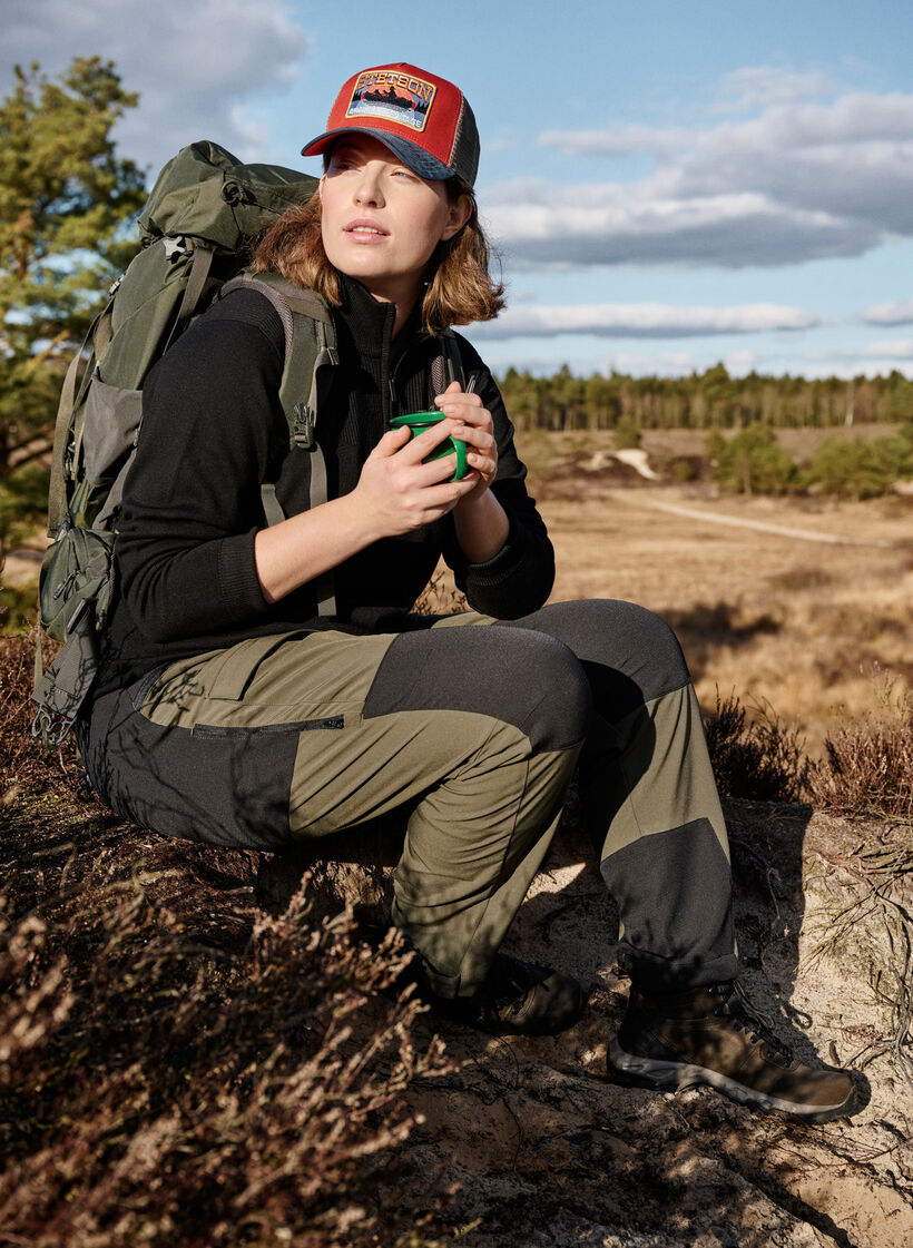 Vannavstøtende turbukser med lommer, Forest Night, Image image number 0