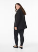 Mønstrede leggings med regular waist, Svart, Model image number 2
