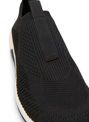 Zizzi Wide fit - Slip-on joggesko, Svart, Packshot image number 3