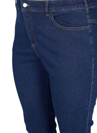 Ellen bootcut jeans med høyt liv, Unwashed, Packshot image number 2