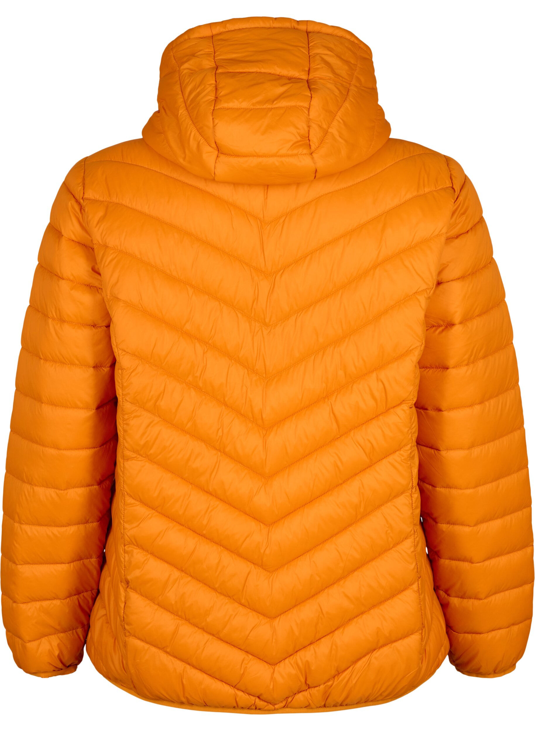 ZizziLett jakke med hette, Orange, Packshot image number 1