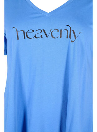 T-skjorte av bomull med korte ermer, Ultramarine HEAVENLY, Packshot image number 2