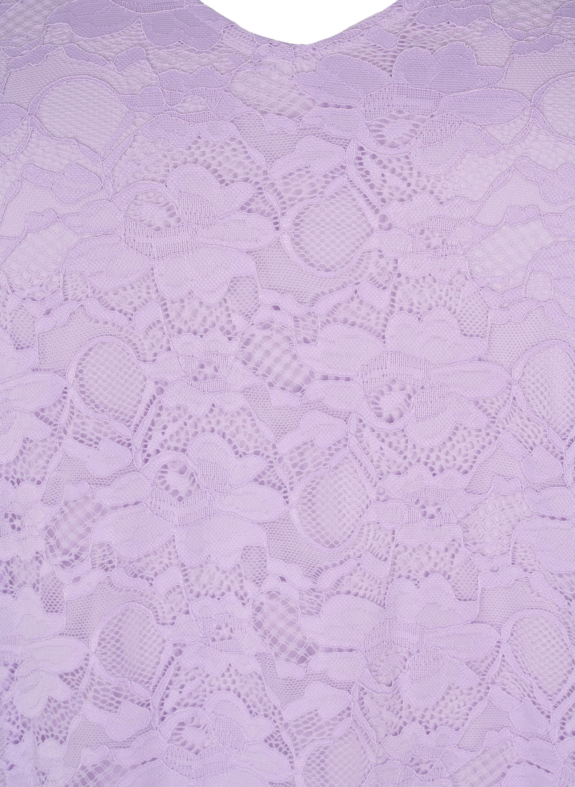 ZizziBlondekjole med 3/4-ermer, Lavendula, Packshot image number 2