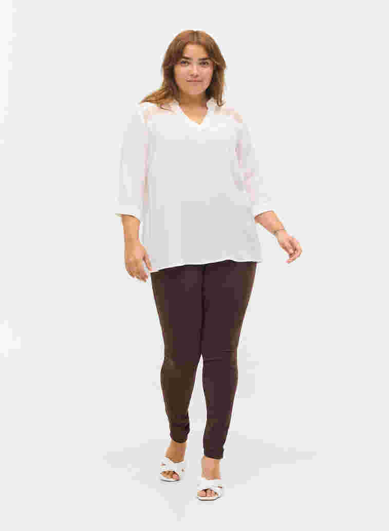 Super slim Amy jeans med høyt liv, Molé, Model