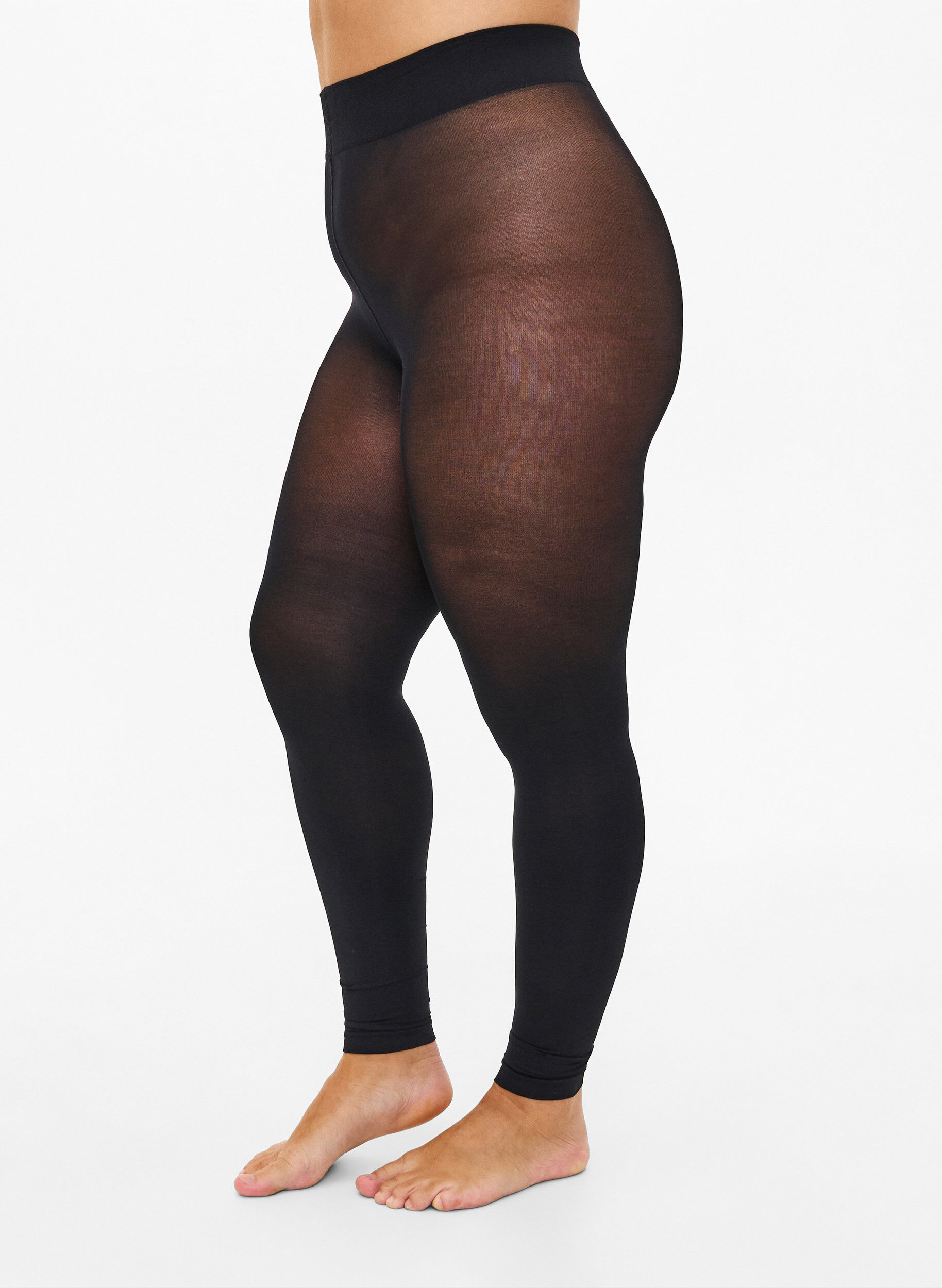 Blå basic leggings