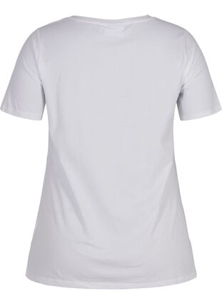 Basis t-skjorte, Bright White, Packshot image number 1