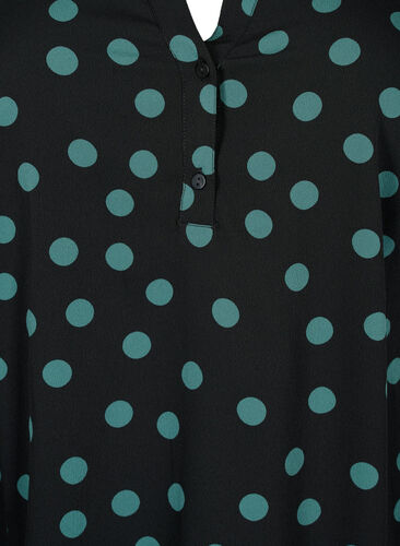 FLASH - bluse med lange ermer og trykk, Dot, Packshot image number 2