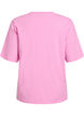 Sporty t-skjorte i &oslash;kologisk bomull, Rosa, Packshot image number 1