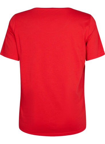FLASH - T-skjorte med motiv, High Risk Red, Packshot image number 1