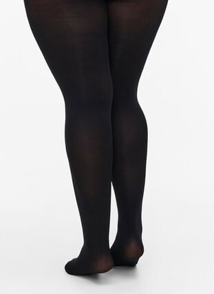 Zizzi 100 denier strømpebukser, Svart, Model image number 1