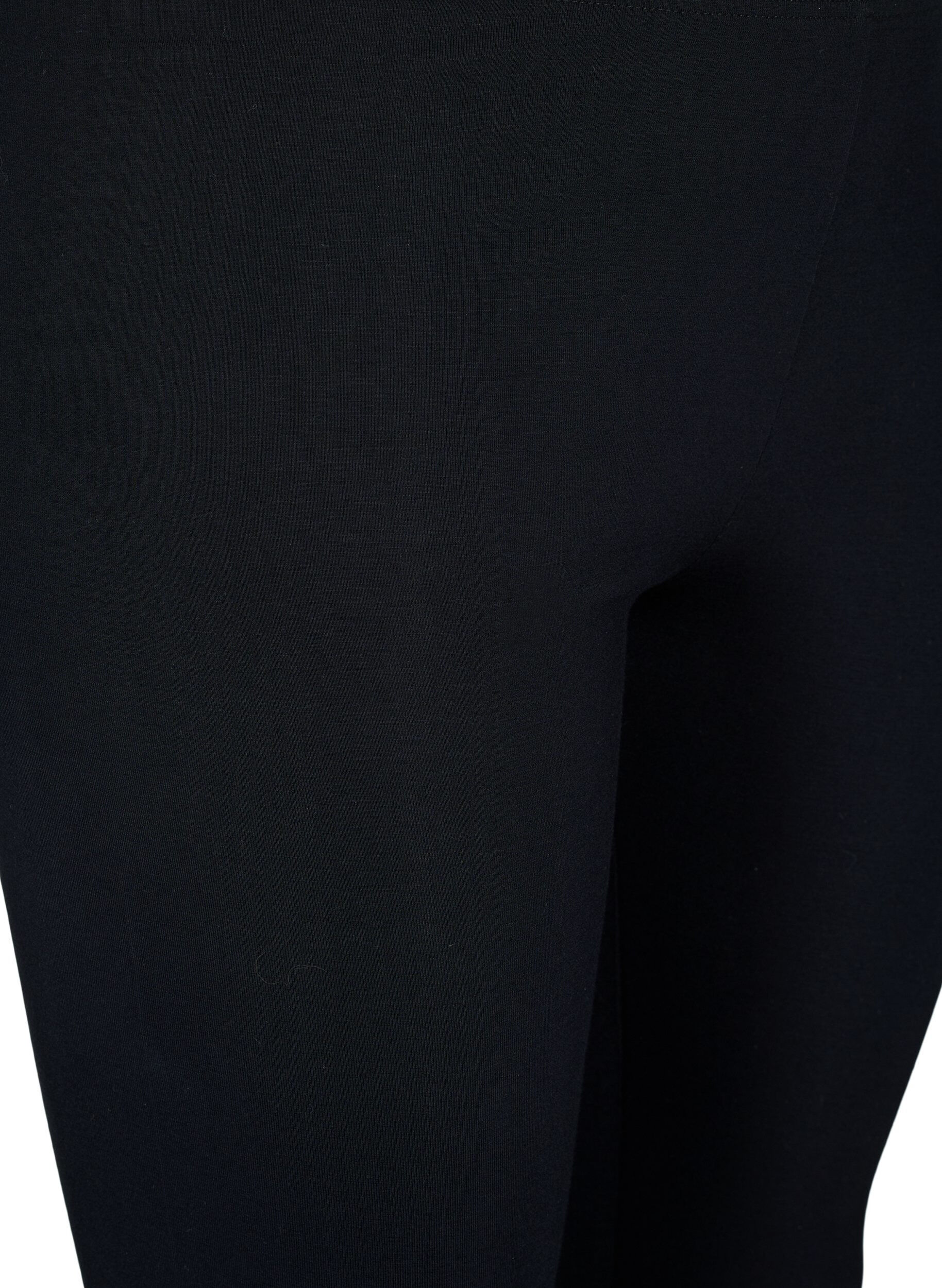 Zizzi Leggings i viskose med stener, Black, Packshot image number 2