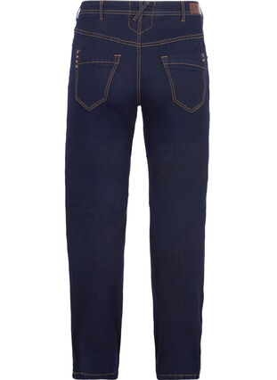 Zizzi Slim fit Vilma jeans med høyt liv, Blå, Packshot image number 1