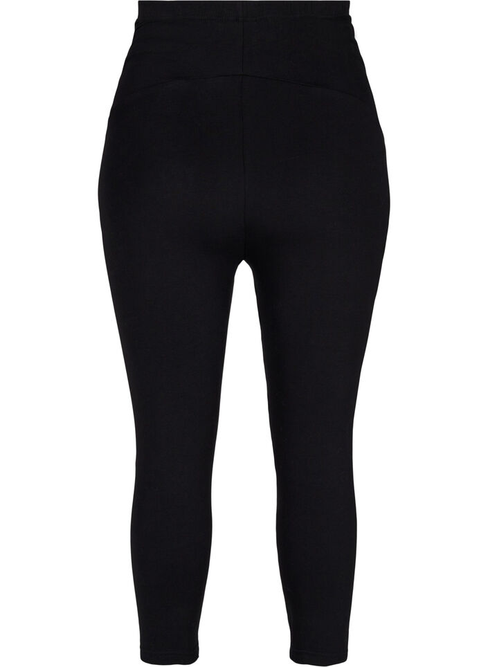 Mammaleggings med 3/4-lengde, Black, Packshot image number 1