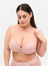 Blonde-BH med bøyle, Pale Mauve, Model