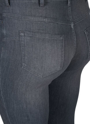 Amy jeans med høyt liv og push up-effekt, Grey Denim, Packshot image number 3