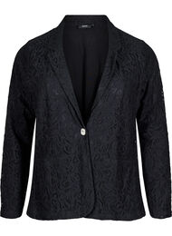 Blondeblazer med lommer, Black