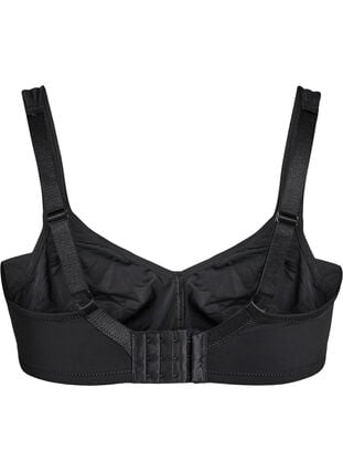Zizzi Komfort-BH med polstrede stropper, Black, Packshot image number 1