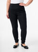 Elastiske jeggings med h&oslash;y midje, Svart, Model image number 2