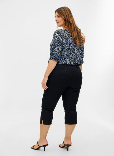 Capribukser i bomullsmiks, Black, Model image number 1