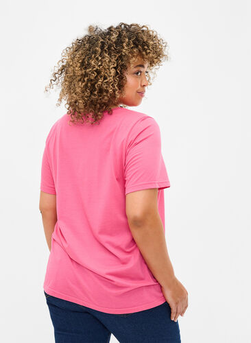 FLASH - T-skjorte med motiv, Hot Pink Amour, Model image number 1