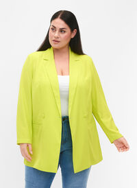 Halv lengde blazer med knapper, Evening Primrose, Model