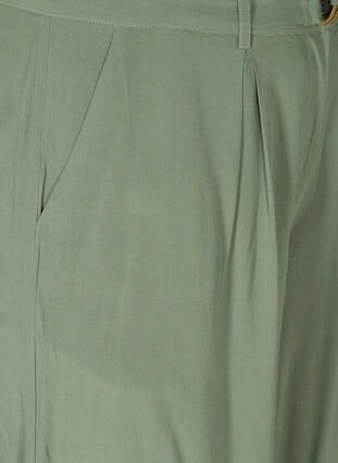 Lange shorts i viskose, Agave Green, Packshot image number 2