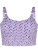 2-pack BH-topp i bomull med justerbare stropper, Purple Rose/Black, Packshot image number 2