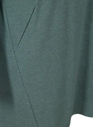 Kjole med 3/4-ermer og lommer, Balsam Green Mel, Packshot image number 3
