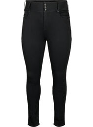 Super slanke Bea-jeans med ekstra høy midje, Black