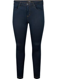 Super slim Amy jeans med høyt liv, Tobacco Un
