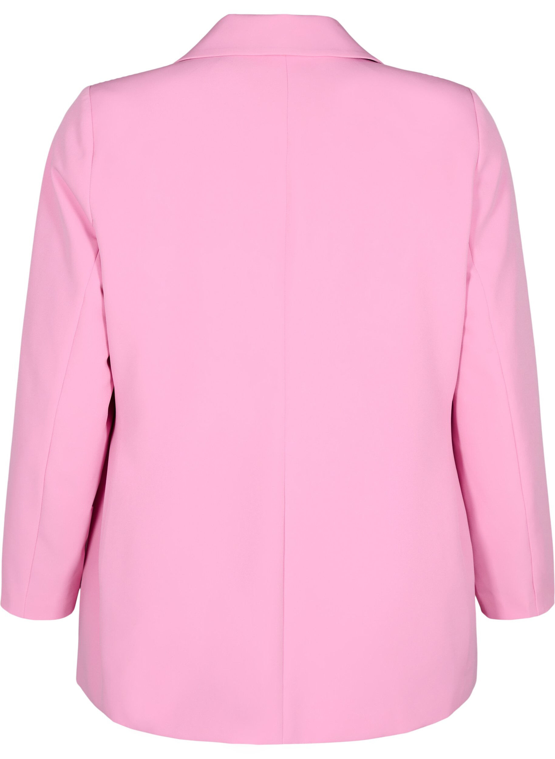 Zizzi Klassisk blazer med knappelukking, Rosa, Packshot image number 1