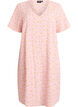 Kortermet kjole med V-utringning, Rosa, Packshot image number 0