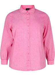 Ensfarget denimskjorte, Pink Power