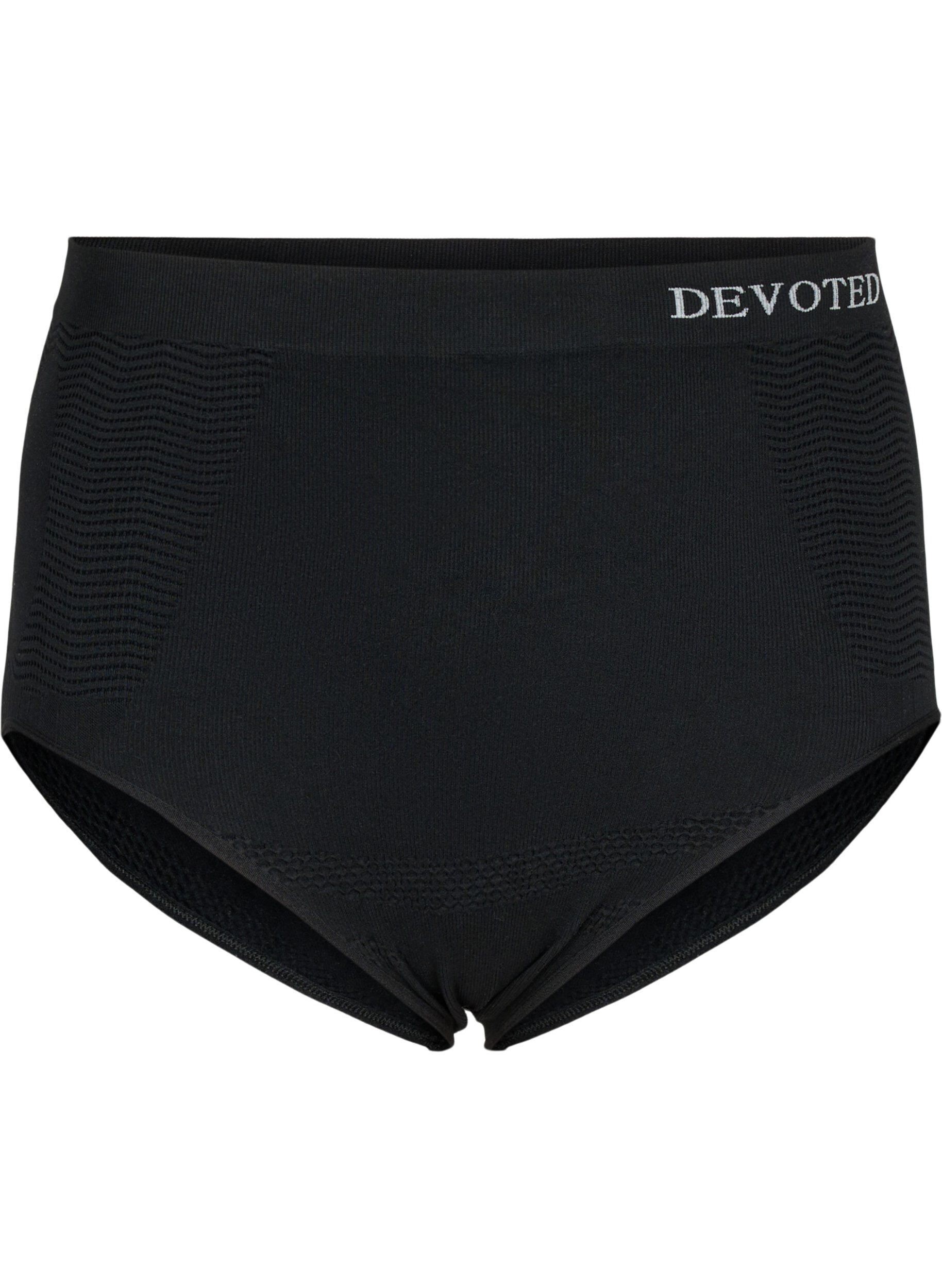 Zizzi S&oslash;ml&oslash;s truse med h&oslash;yt liv, Black, Packshot image number 0