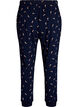 Trykte pyjamasbukser, Bl&aring;, Packshot image number 1