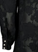 Jacquardskjorte med perleknapper, Black, Packshot image number 3