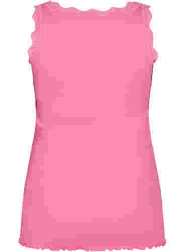 Topp med blondekant, Pink, Packshot image number 1