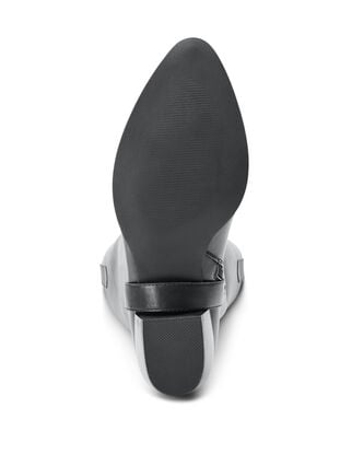 Zizzi Wide fit - Lang støvel med avtakbart skaft, Black, Packshot image number 5