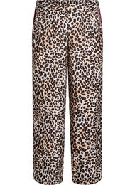 Bukser med leopardmønster og brede ben, Leopard AOP