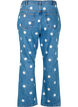 Høy midje Gemma jeans med tusenfryd, Blå, Packshot image number 1