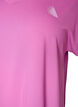 T-skjorte til trening med V-hals, Lilla, Packshot image number 2