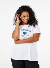 FLASH - T-skjorte med motiv, Hvit FLASH - T-skjorte med motiv, Hvit, Model
