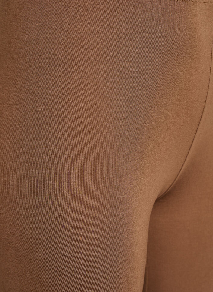 Basis leggings i viskose, Brun, Packshot image number 2