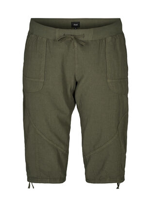 Capribukser i bomull, Ivy Green, Packshot image number 0